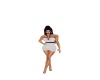 White Lacey Dress Short