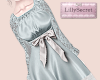 silk gown bluecream