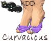*KDD XL lilac slippers