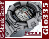 [Gio]G-SHOCK GRAY FEMALE