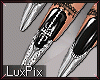 Nails Silver-Black