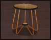 Black/Gold Side Table