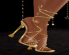 NY Gold Heels