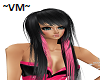 ~VM~black & pink hair