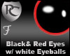 Black & Red Eyes