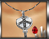 [M]KEY OF HEART NECKLACE