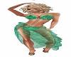 Green Bikini Sarong