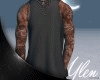 :YL: Tats TankTop Grey