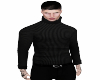 Elegant black turtleneck