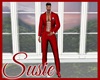 Men's Red Suit