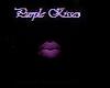 Purple Kisses tee-f blk