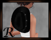 Cowgirl Back Hat Black