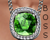 {B} Emerald Pendant