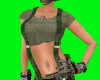 Military Green Suspender