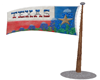 :) Flag Pole. Texas