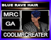 BLUE RAVE HAIR