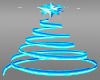 Neon blue Christmastree