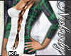 BL| Green Plaid Ripped