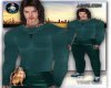 Green Satin Shirt