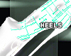 White Neon Heels