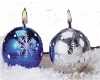 Blue and Silver candles