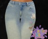 Stitched Blue Jeans