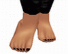 Small feet black nails