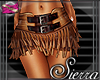 ;) Fringe Leather Skirt