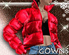 Puffy Coat Red