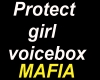 Protect girl voicebox