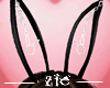 Bunny Playboy Ears Black