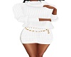rl white sweater skirt