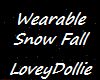 Wearable Falling Snow