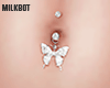 Butterfly Belly Piercing