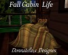 fall cabin throw blanket
