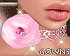 Valentines Rose Choker