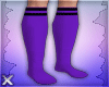 X l Long Purple Socks