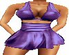 *F70 Purple Mini Skirt W