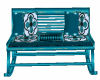 Teal Porch Swing