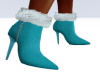 Turquoise Ankle Boots