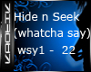 {k} Hide & Seek wsy