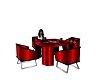 RednBlk Chair Set