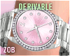 Z| Silver & Pink Watch