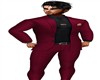 YVES DARK RED SUIT