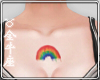 ♉ Chest Tattoo Rainbow