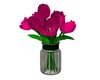 Bright Pink Tulips