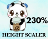 Height Scaler 230%