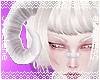 White Ram Horns