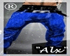 [Alx]Black Blue Pant