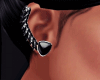 (M) Black Earrings